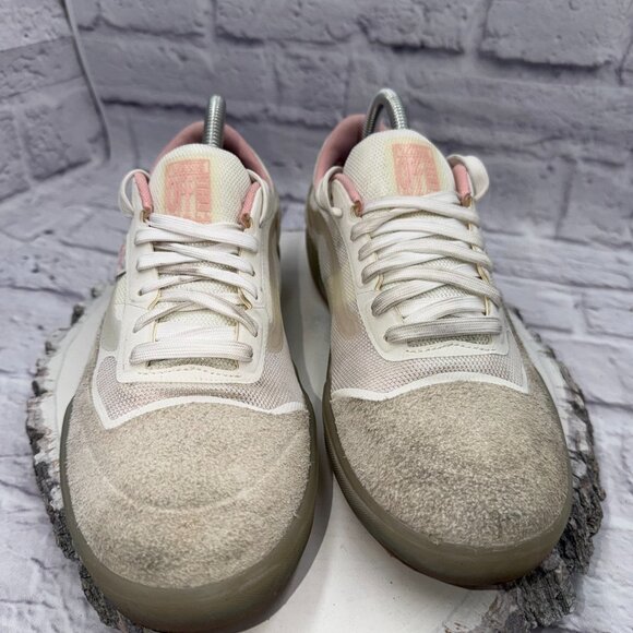 Vans Off The Wall AVE Pro Skateboard Shoe White Pink MENS 8.5 Women 10 - Picture 4 of 11